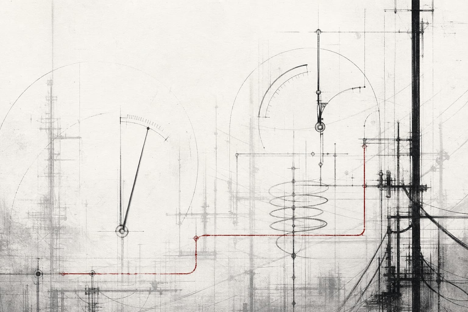 Abstract performance instruments connected by a continuous feedback loop