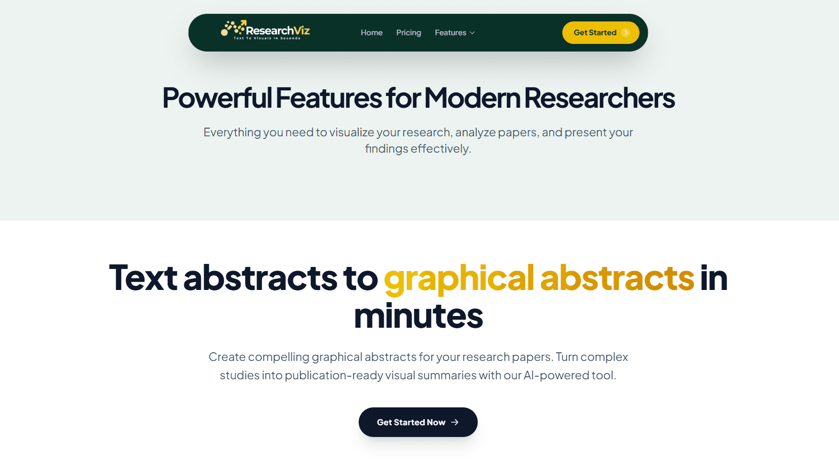 Research Viz main view